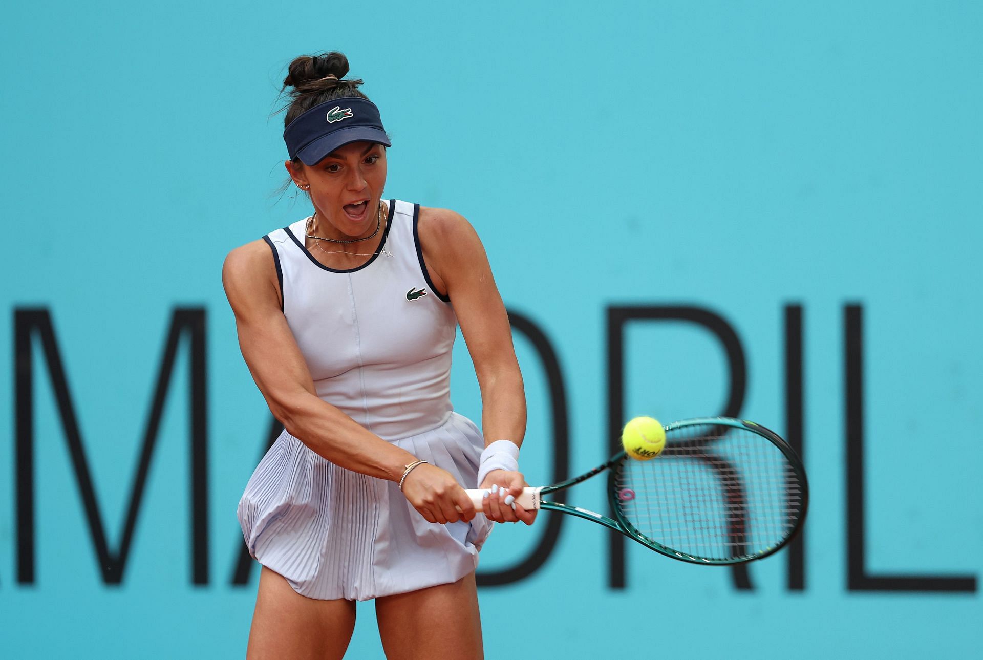 Jaqueline Cristian at the 2024 Madrid Open.