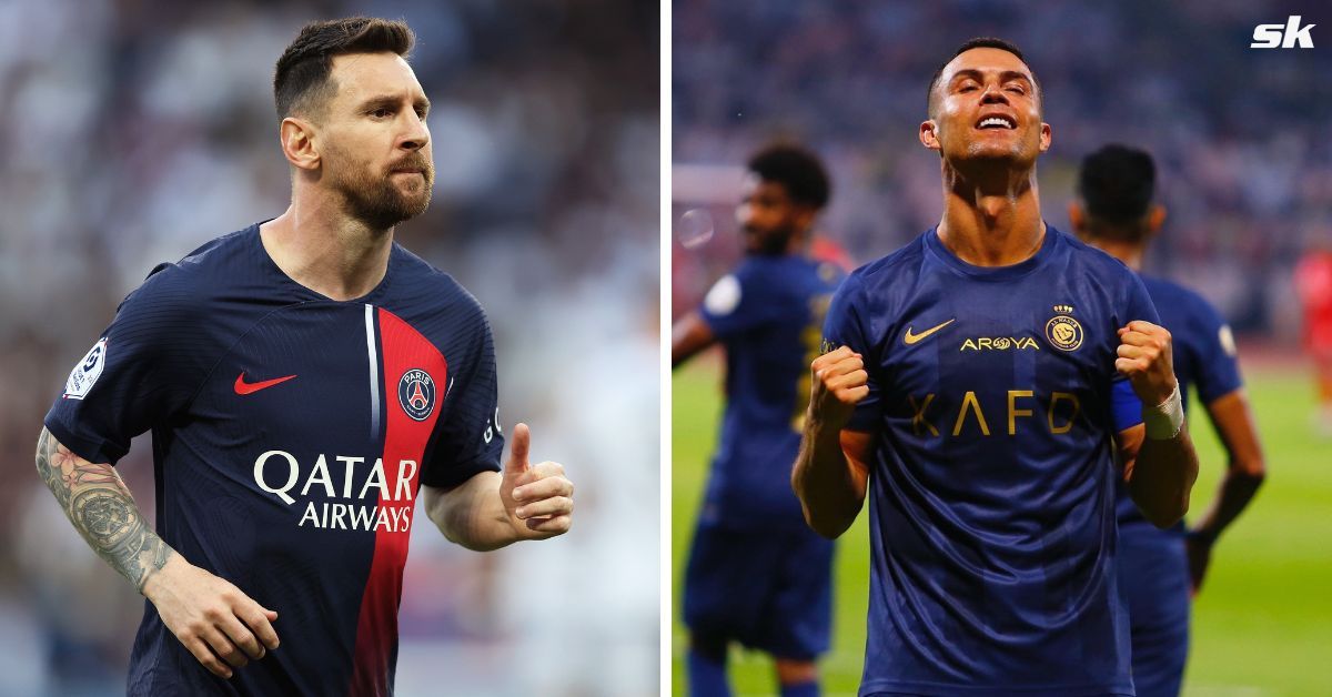 Lionel Messi (left) and Cristiano Ronaldo