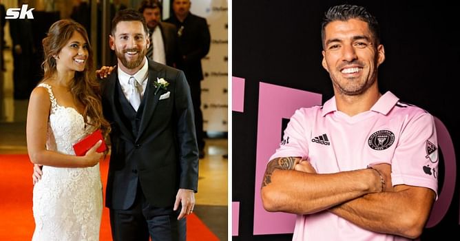 Lionel Messi and wife Antonela Roccuzzo enjoy night out with Inter Miami teammate Luis Suarez and his family