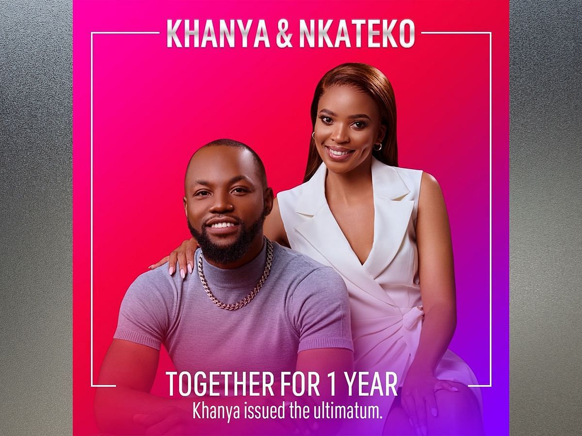 The Ultimatum: South Africa - Khanya and Nkateko (Instagram/@netflixsa)
