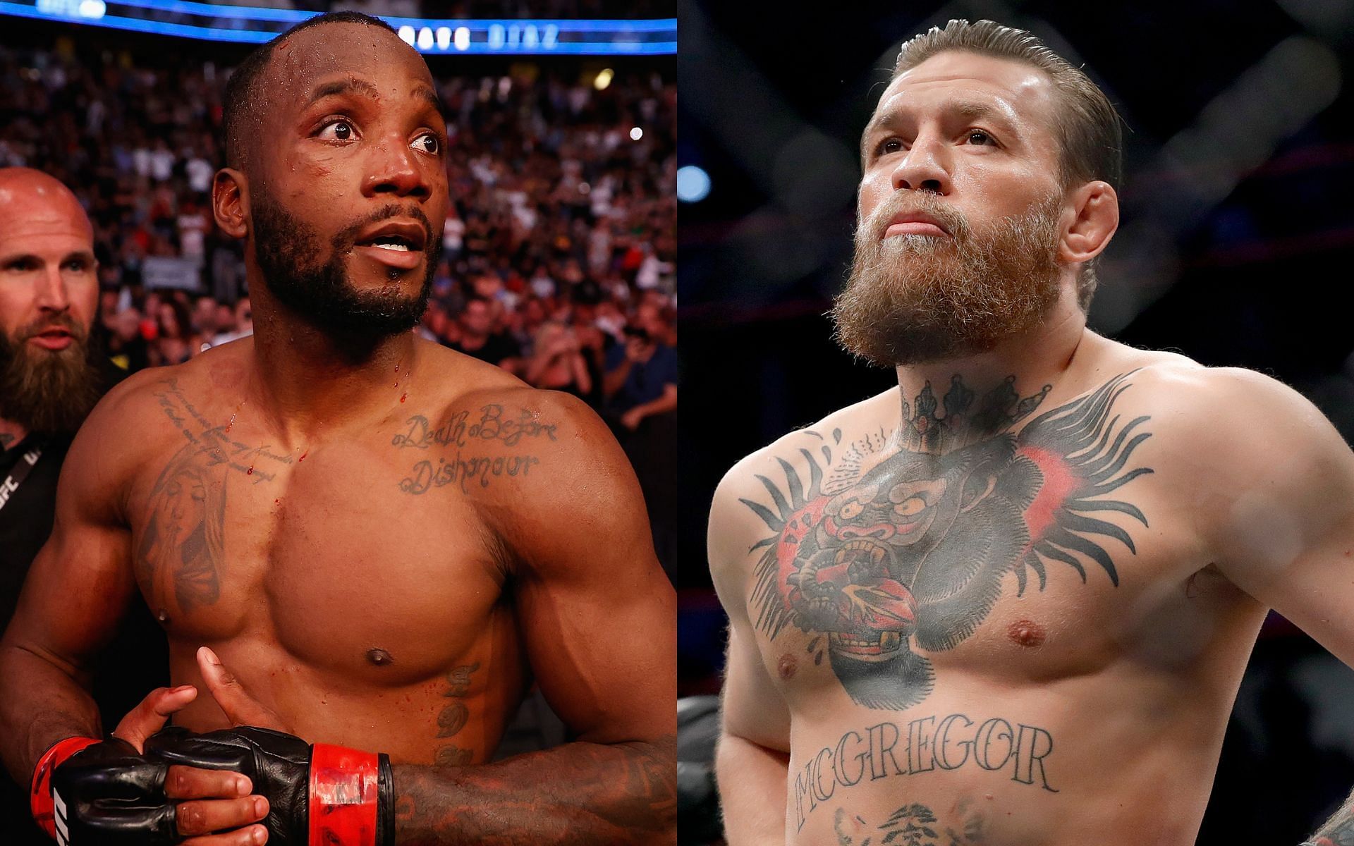 Leon Edwards (left) and Conor McGregor (right) are well-known for their outstanding striking skills [Images courtesy: Getty Images]