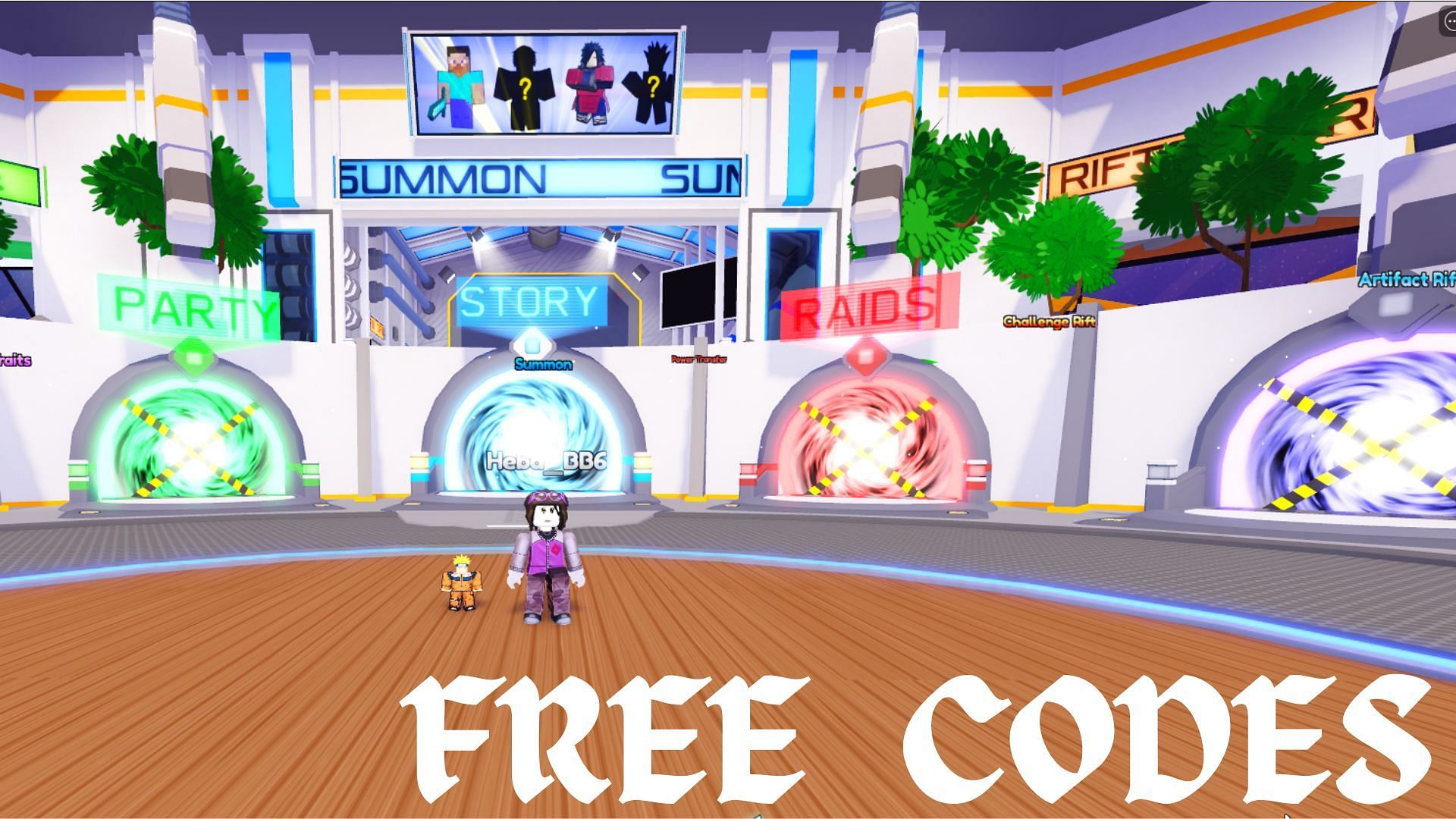 Active codes in Anime Crossover Defense (Image via Roblox)