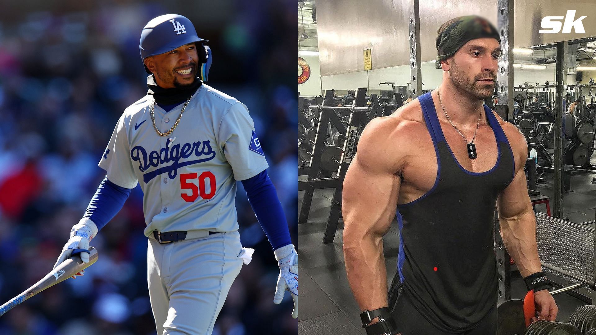 Mookie Betts recently hit the gym with Bradley Martyn
