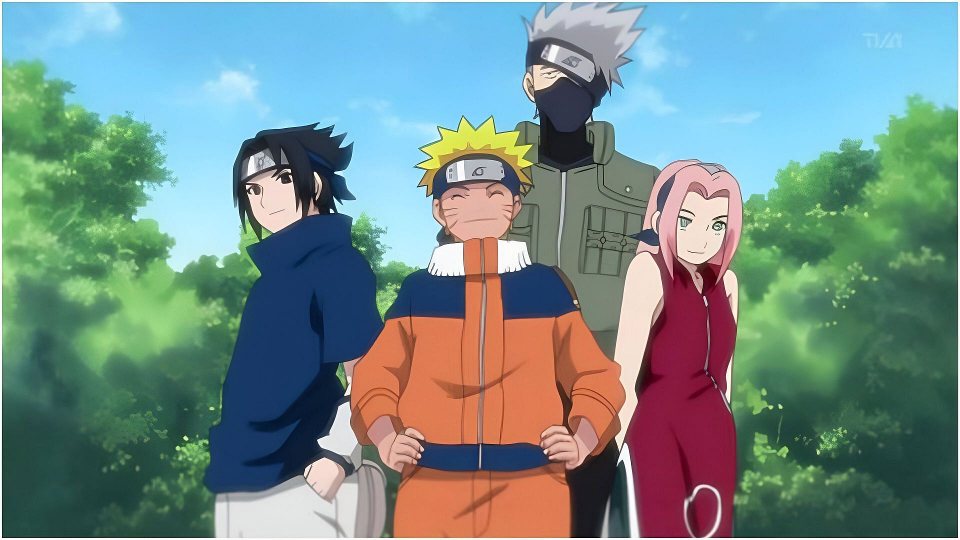 Team 7, as seen in the anime (Image via Studio Pierrot)