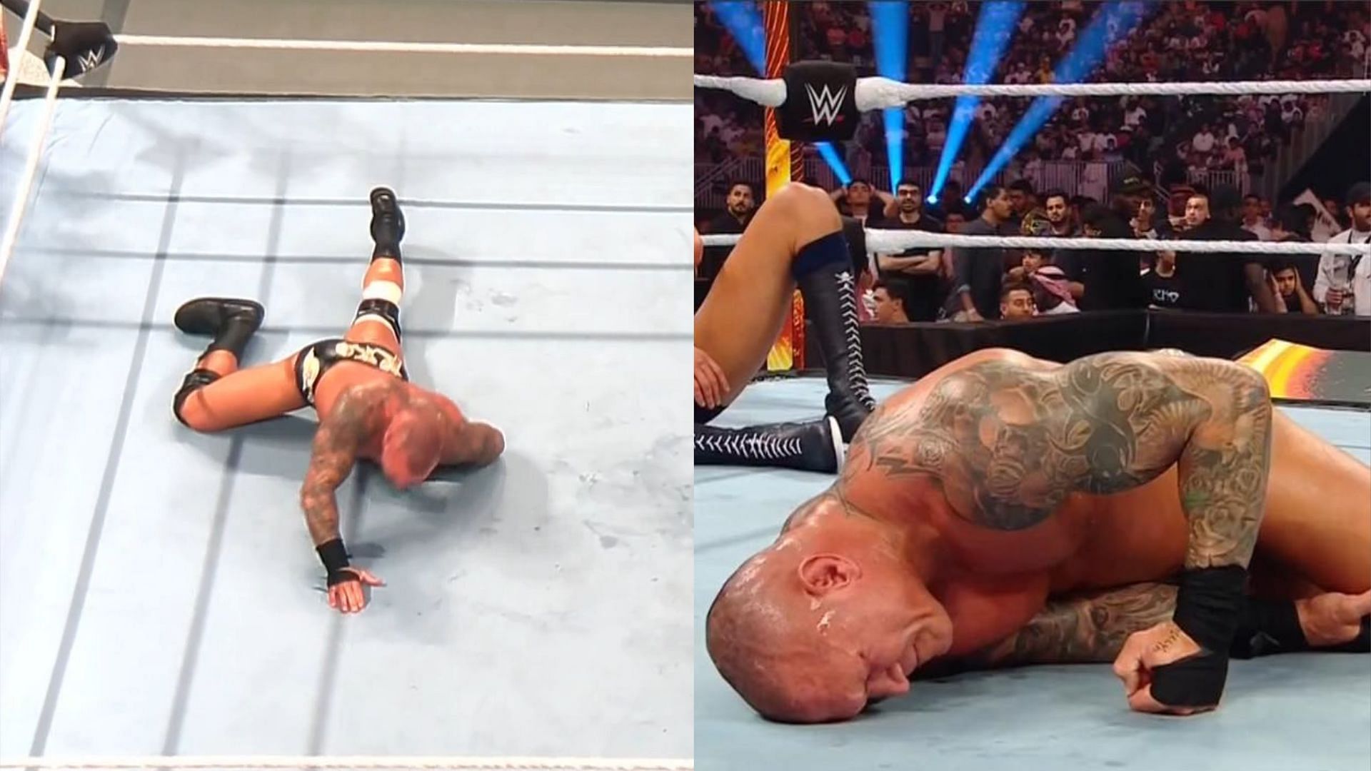 Randy Orton suffers injury during King and Queen of the Ring match; referees rush him to the back