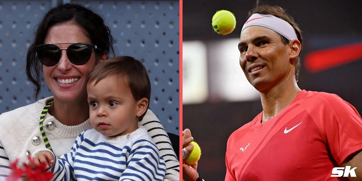 Maria Francisca Perello, Rafael Jr., and Rafael Nadal