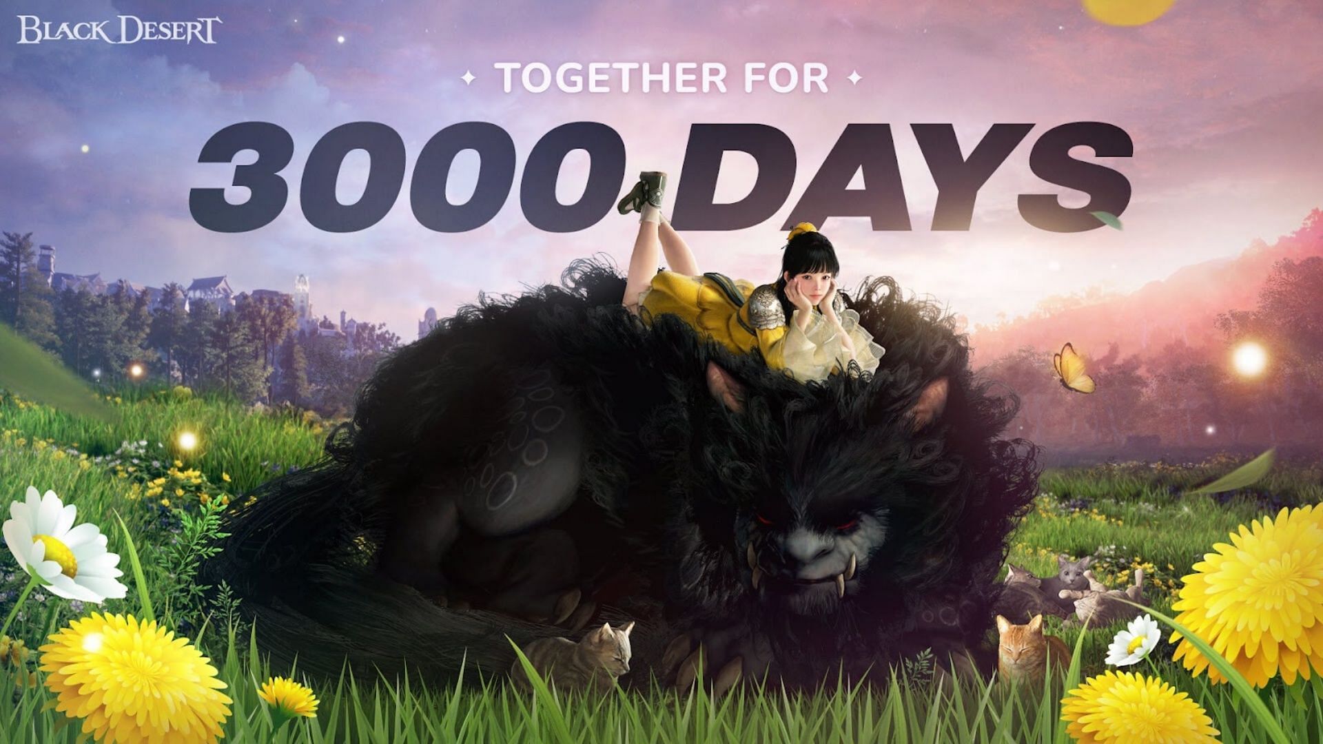 It&#039;s been 3,000 days of BDO (Image via PearlAbyss)