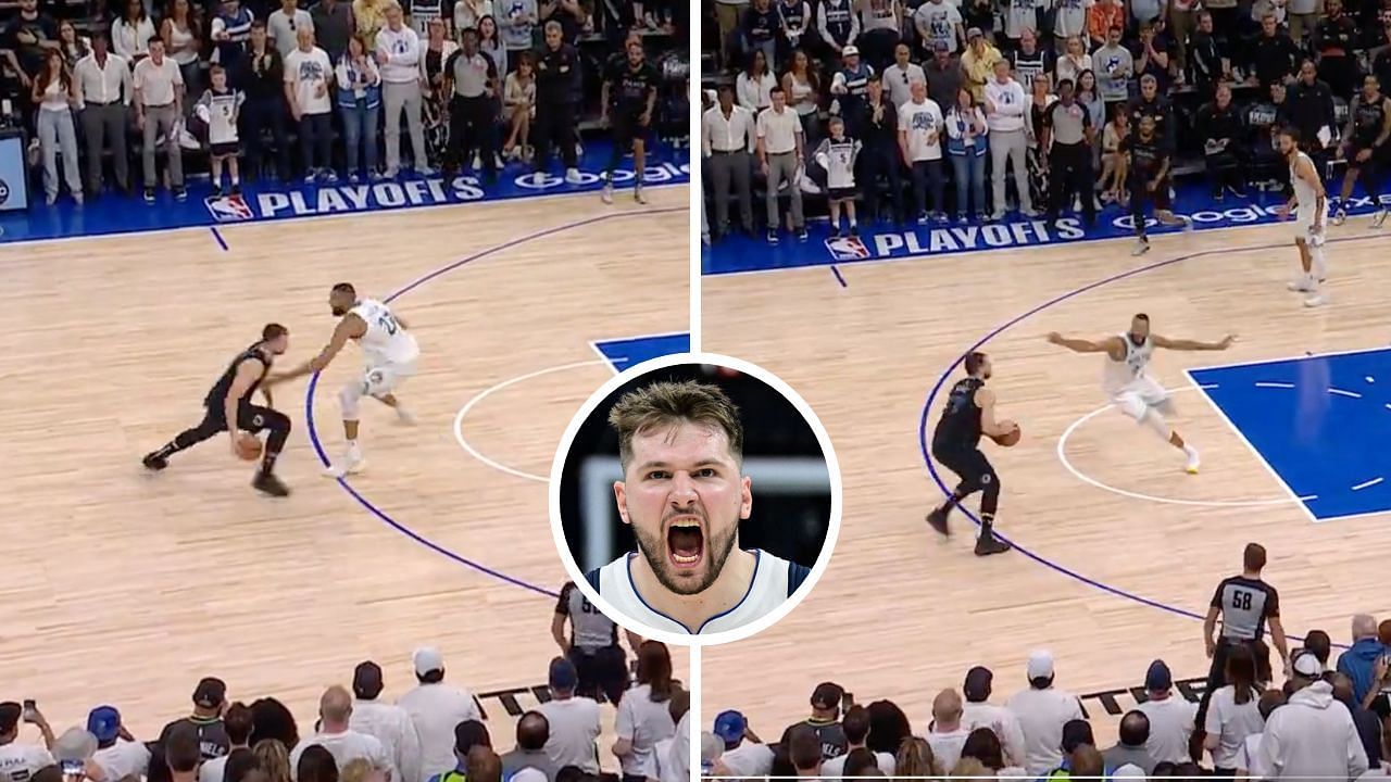 Luka Doncic makes 4x DPOY Rudy Gobert his dance partner for game-winning go-ahead 3