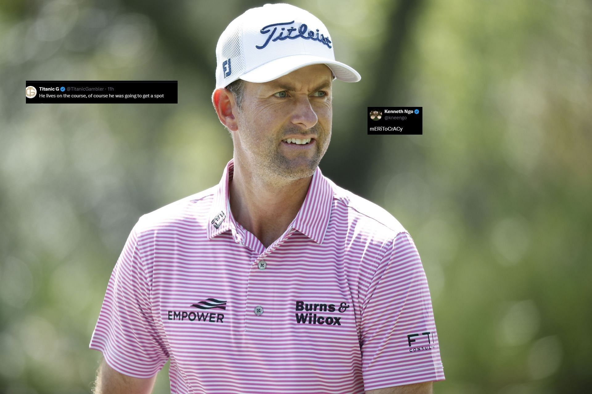 Webb Simspon receives his fourth exemption as he will compete at the Wells Fargo Championshipp