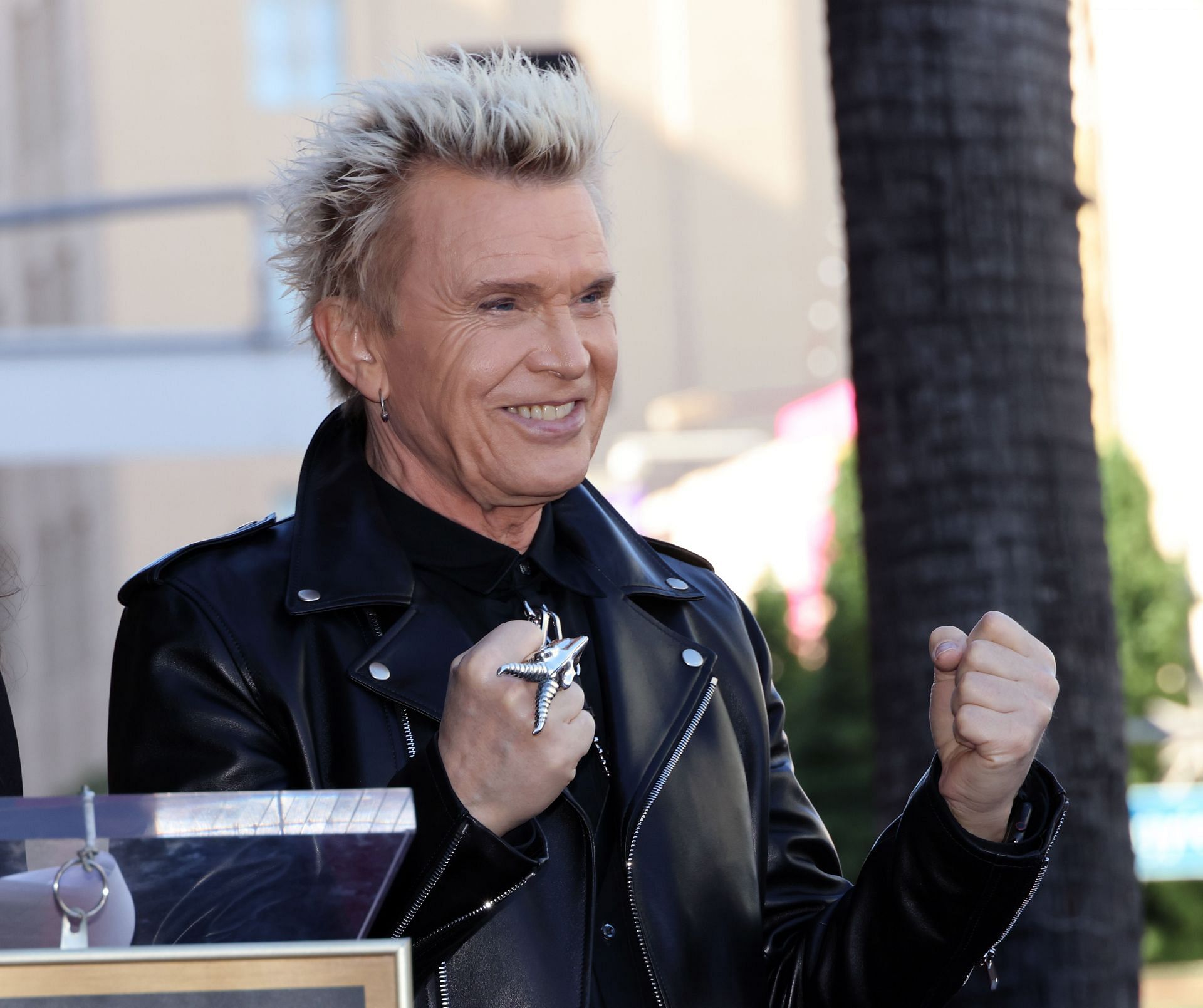 Billy Idol Honored With Star On The Hollywood Walk Of Fame