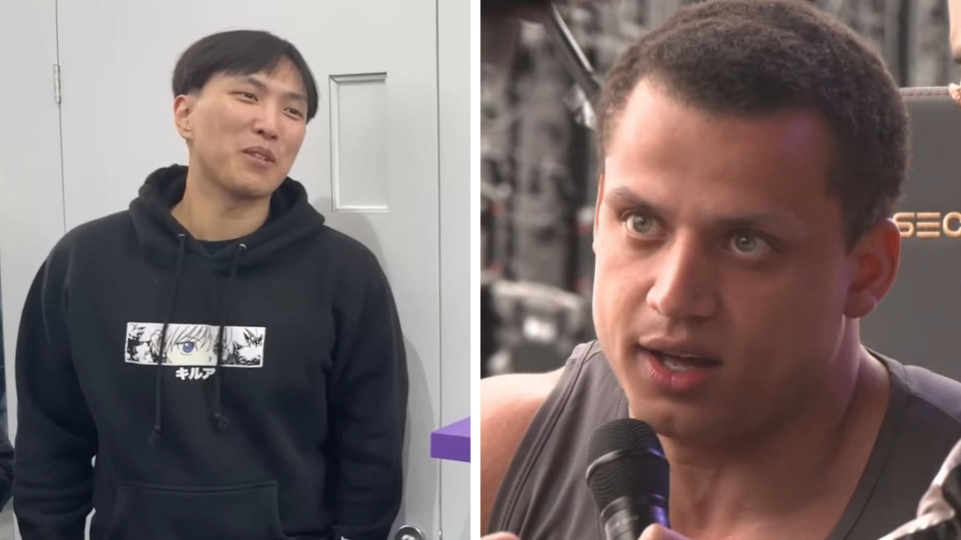 Tyler1 banters with Doublelift for his performance at the AT&amp;T Annihilator Cup (Image via Daily Tyler1 Clips/YouTube)