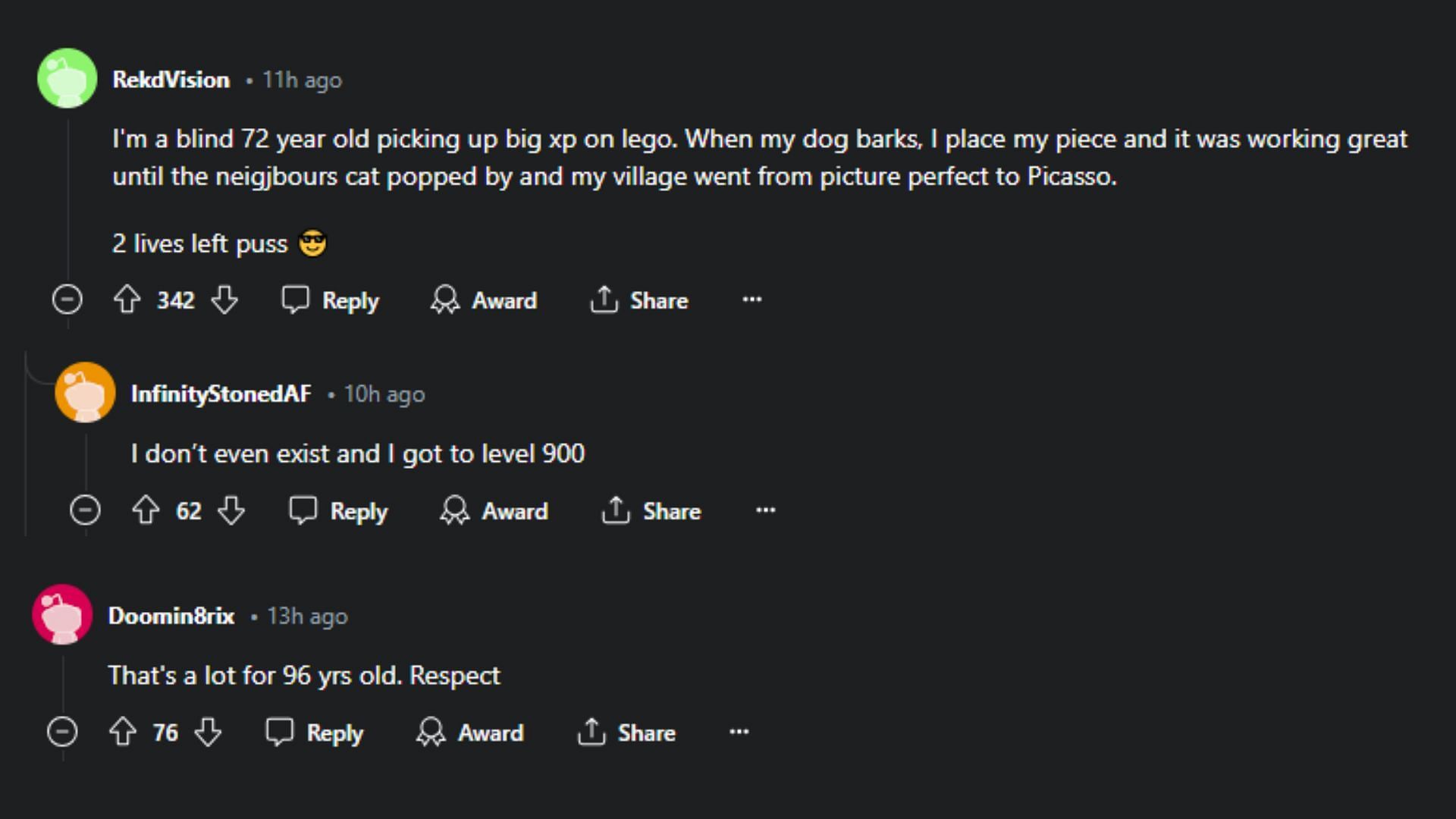 Some comments from the Fortnite community (Reddit/Blendernazi)