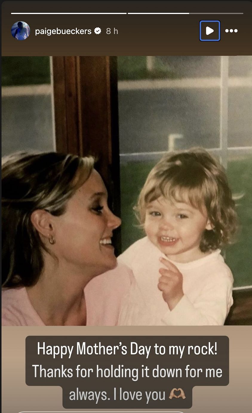 Paige Bueckers&#039; message for Mother&#039;s Day