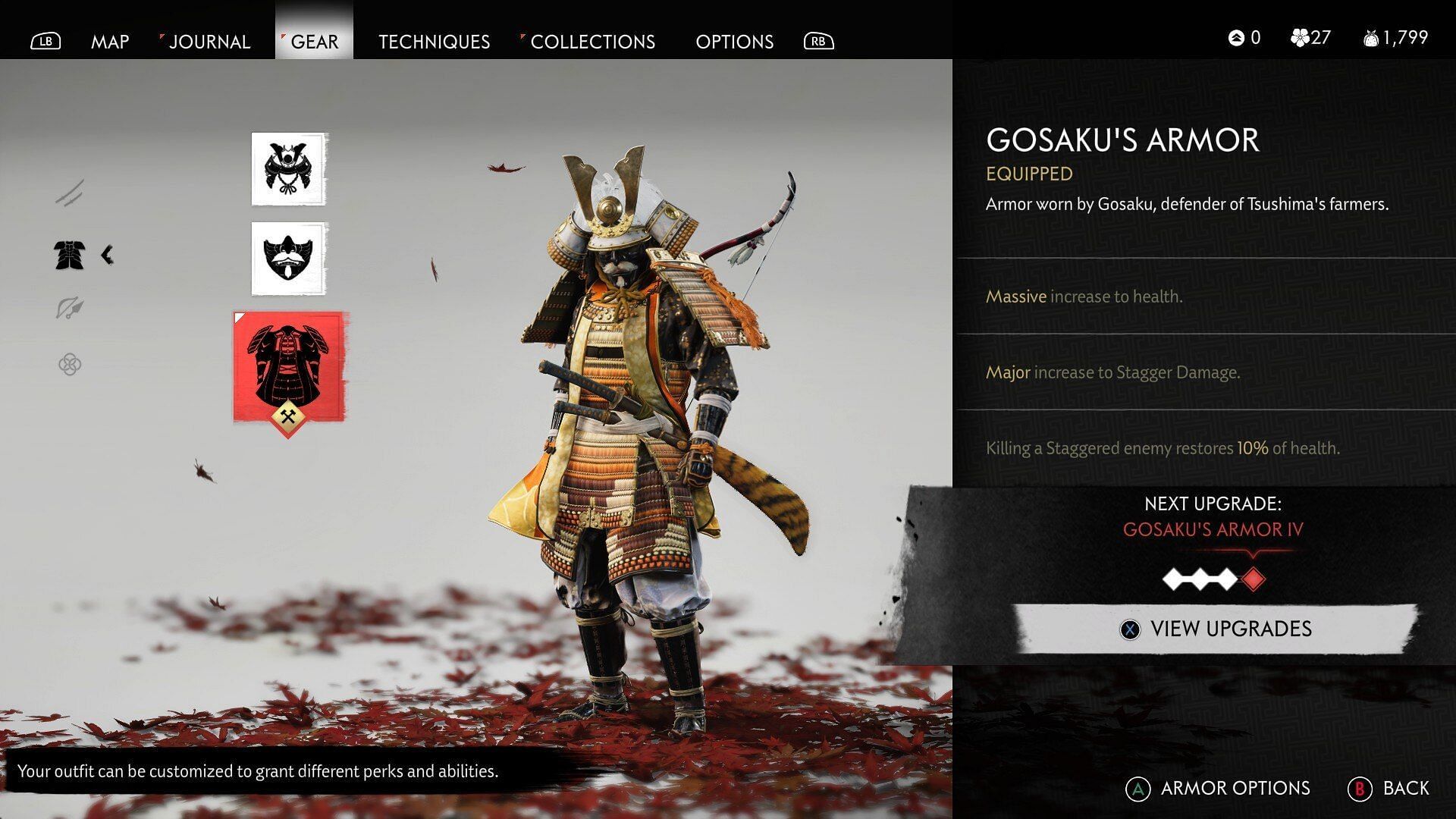 Gosaku&#039;s armor (Image via Sony Interactive Entertainment)