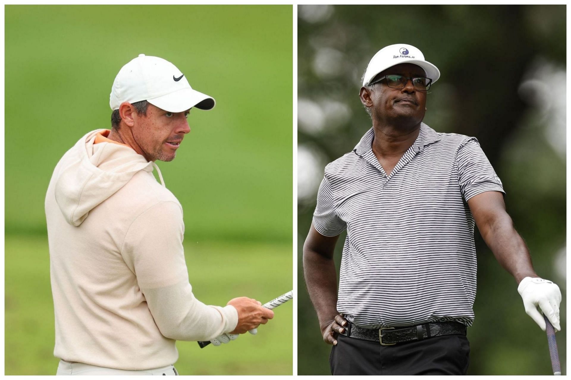 Rory McIlroy and Vijay Singh didn