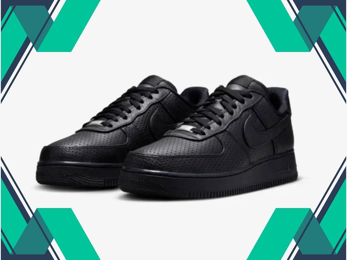 Nike Air Force 1 Low Black Perforations sneakers