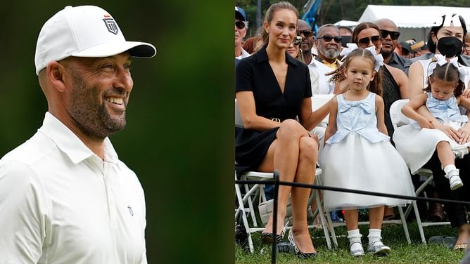 "You're breathing" - Derek Jeter's adorable attempt at conversation with daughter cracks up wife Hannah
