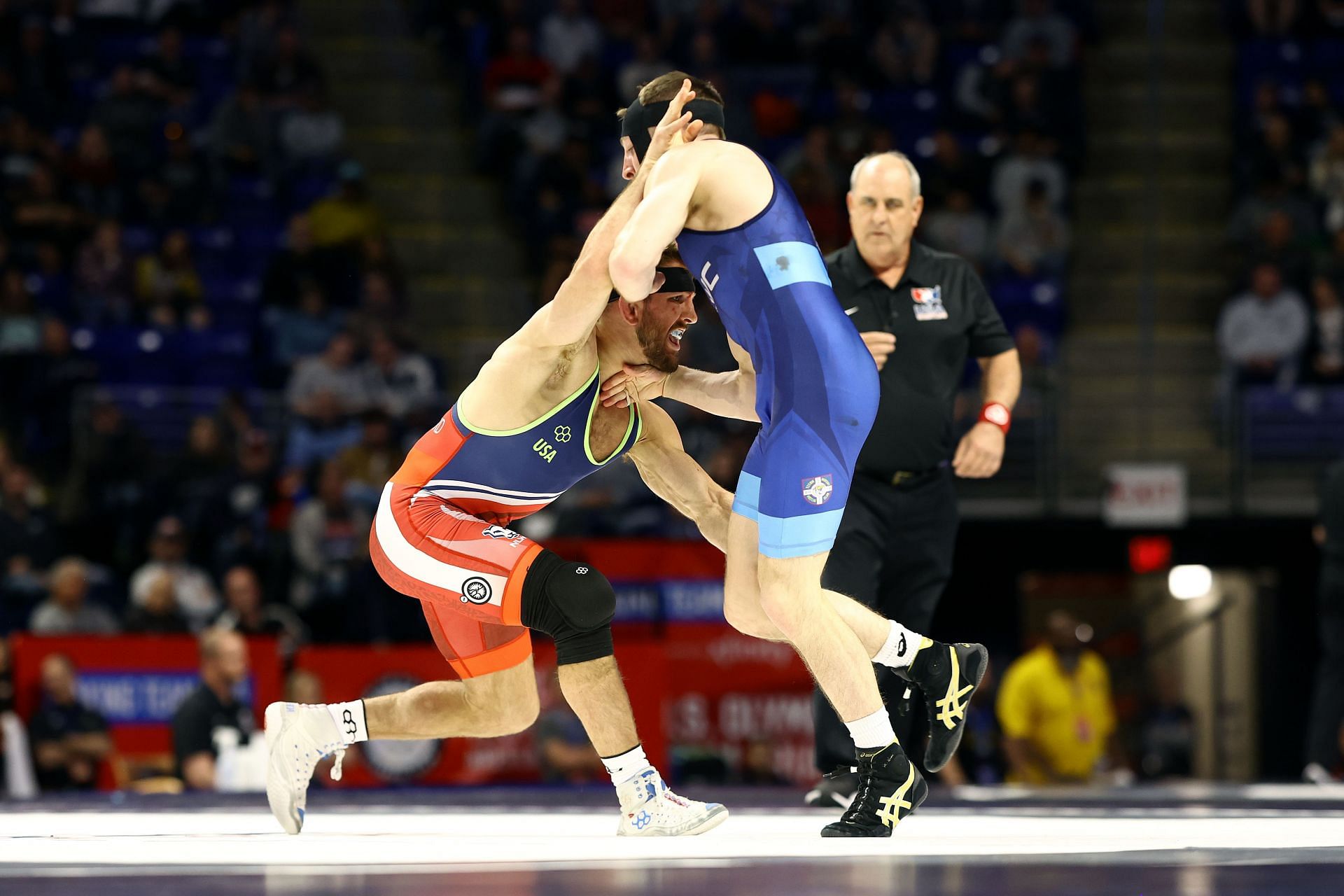 Nick Lee (right) at the US Olympic Trials 2024 (Photo: Getty)