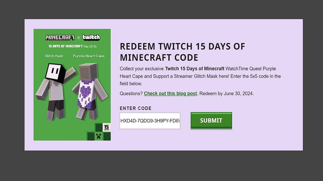 How to use Minecraft redeem codes