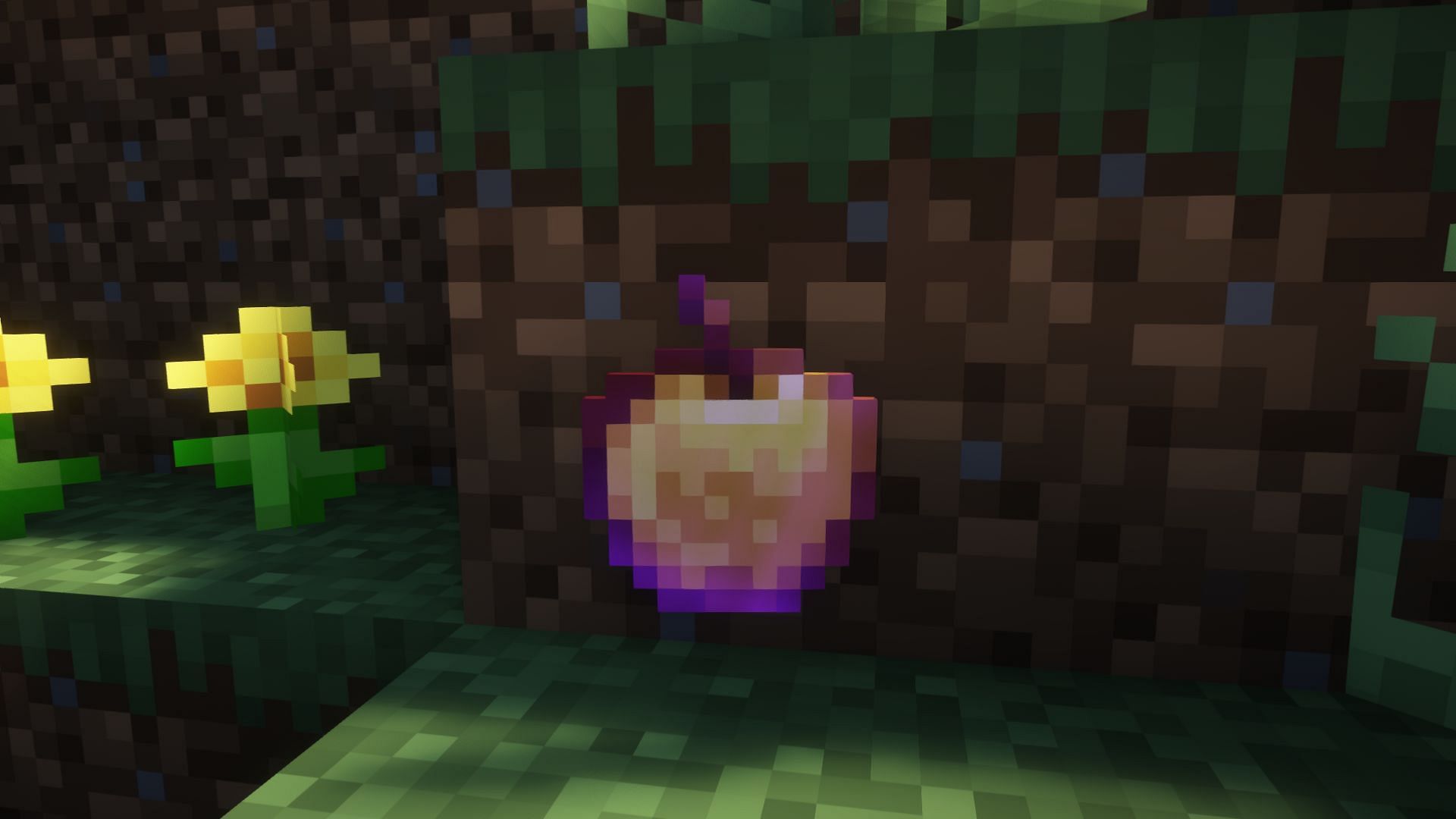 An enchanted golden apple (Image via Mojang)