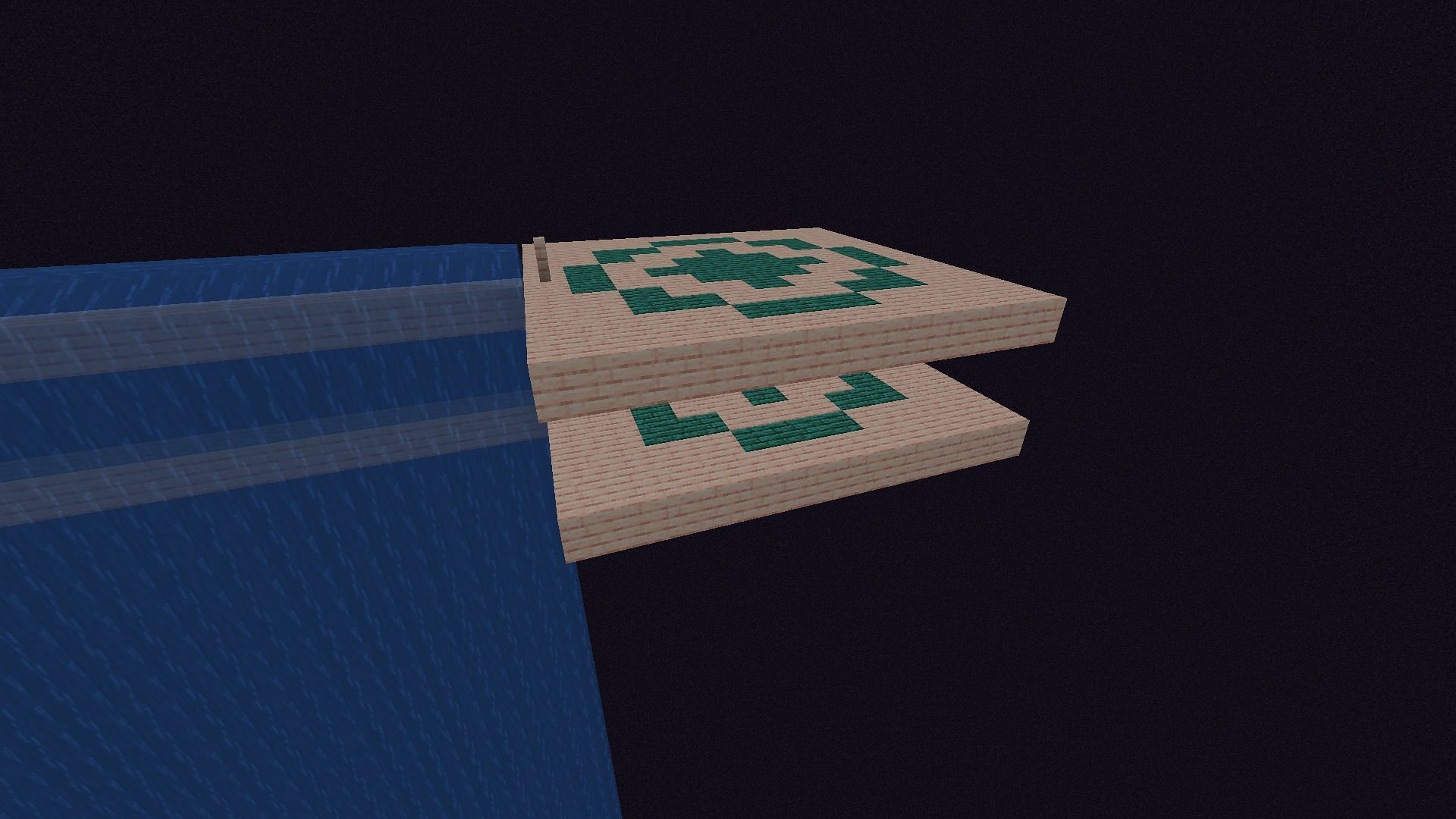 The collection platform with its roof (Image via Mojang)