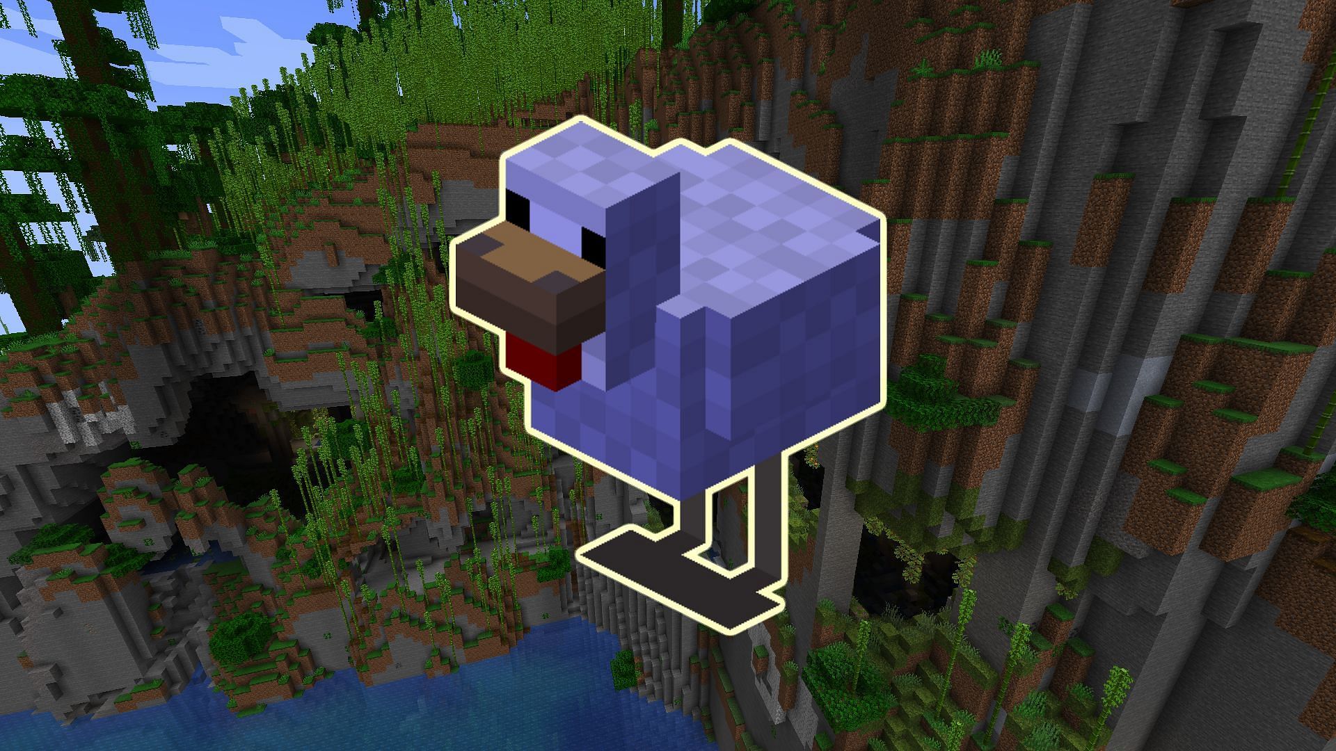 Diamond chickens would be a fun addition, but are inarguably too powerful for vanilla (Image via Mojang)