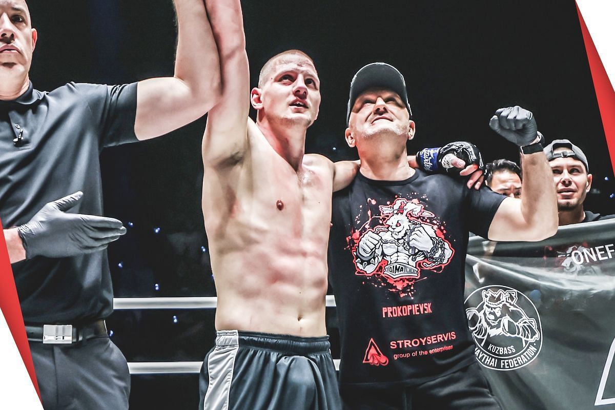 Dmitry Menshikov was confident he would beat Sinsamut no matter what. -- Photo by ONE Championship