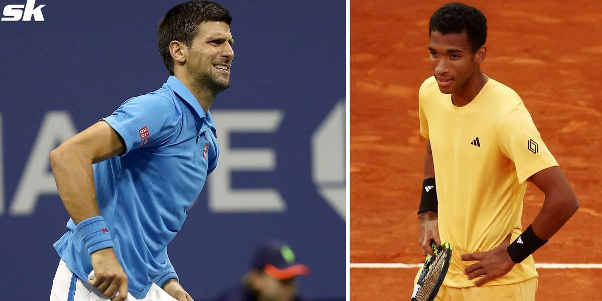 Novak Djokovic and Felix Auger-Ailassime have had similar retirement-laden tournament runs in the past