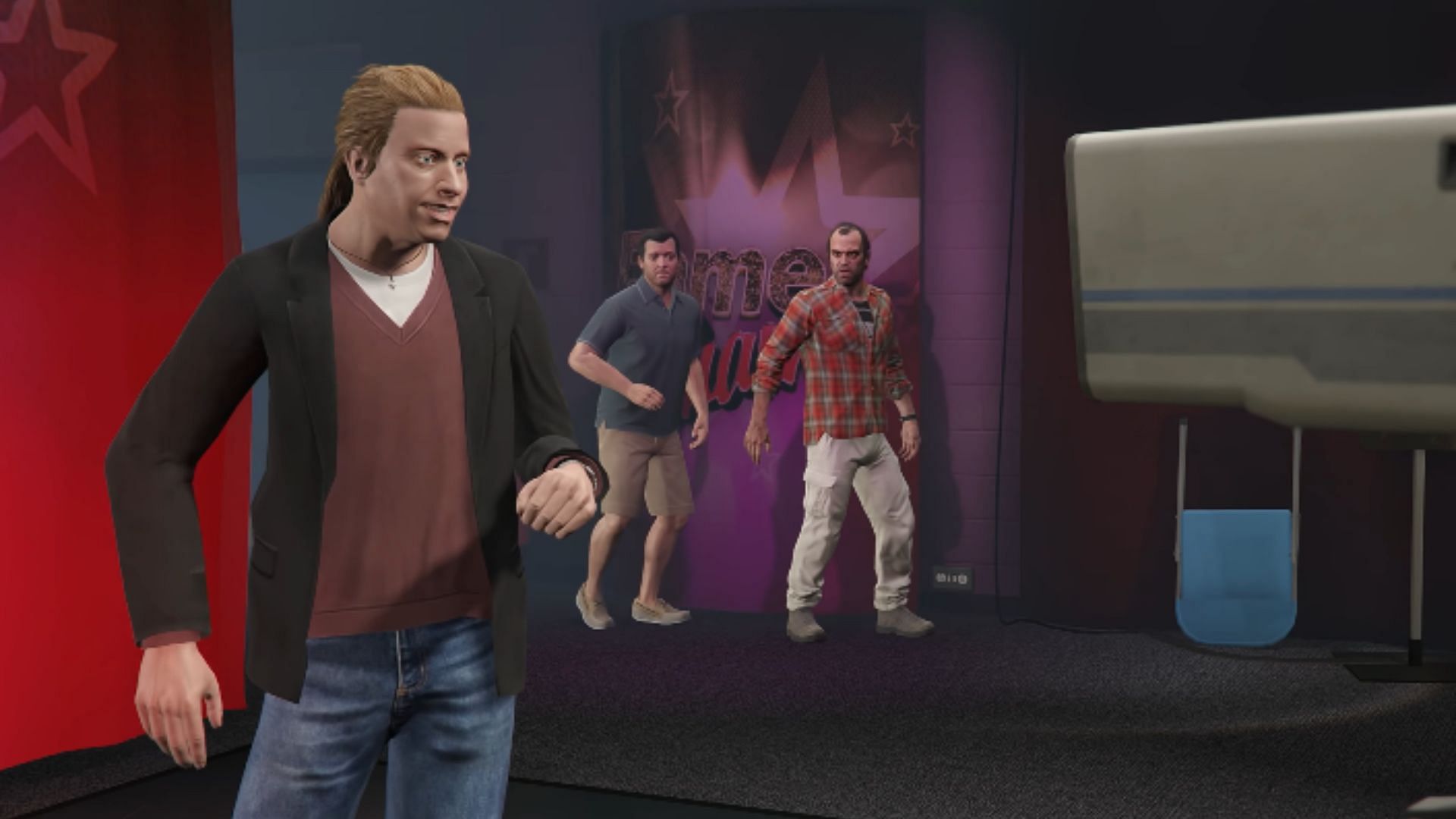 Lazlow in GTA 5 (Image via YouTube/GTA Series Videos)