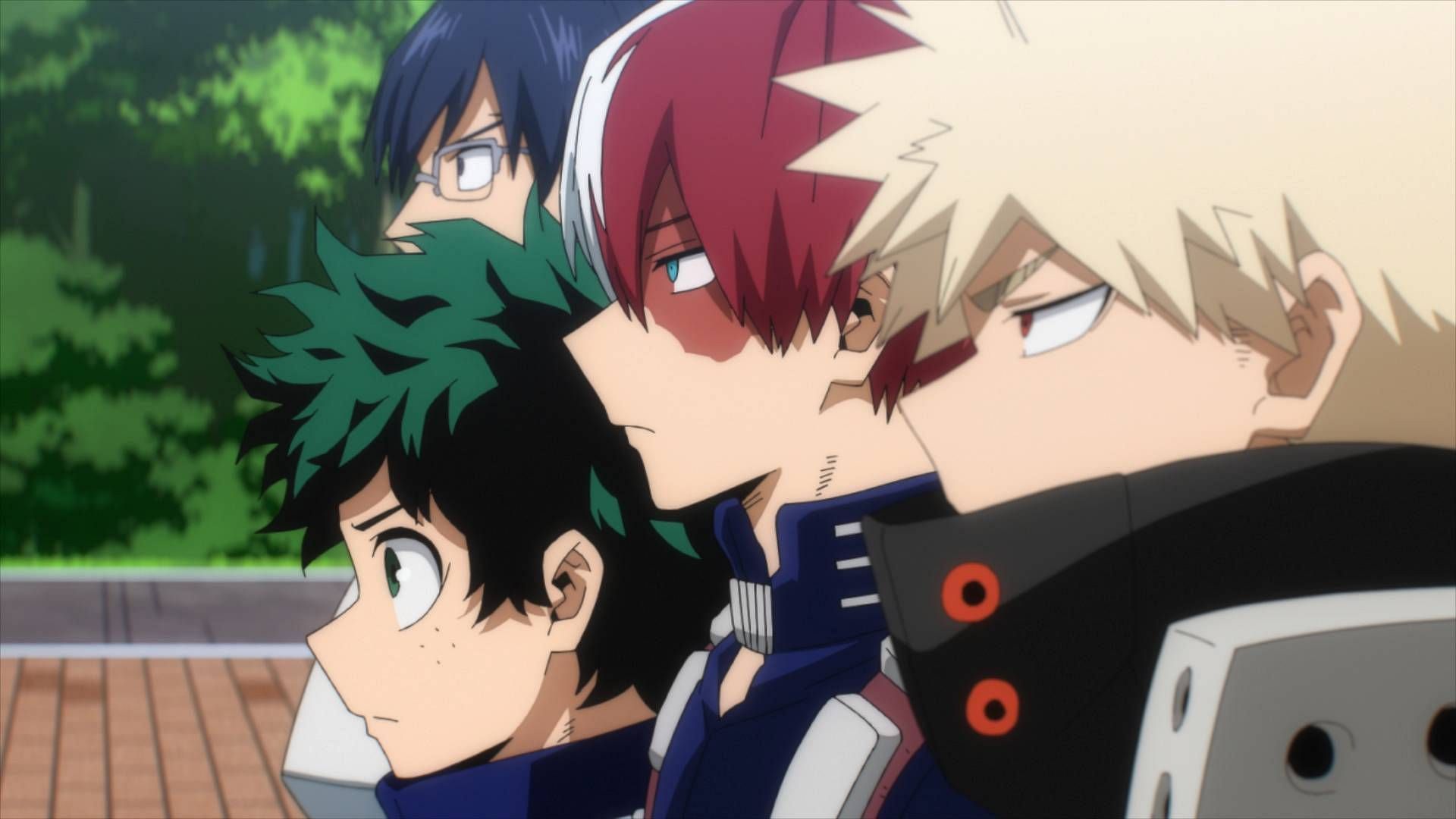 Deku and the others in season 7 (Image via Bones)