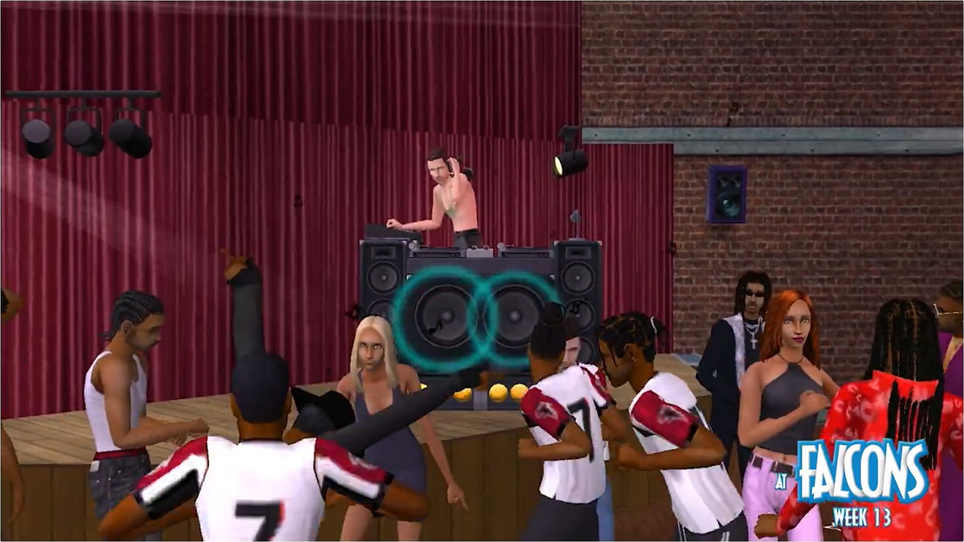 Kitk Cousins dances shirtless at the Falcons nightclub