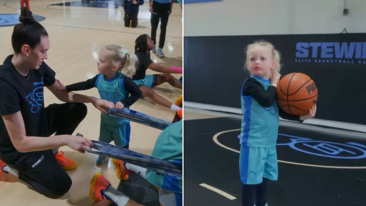 WATCH: Breanna Stewart&rsquo;s daughter Ruby adorably steals spotlight at New York Liberty&rsquo;s practice