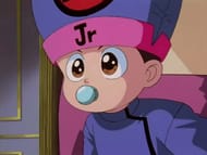 A very peculiar example of anime gods defeated by mortals (Image via Studio Pierrot)