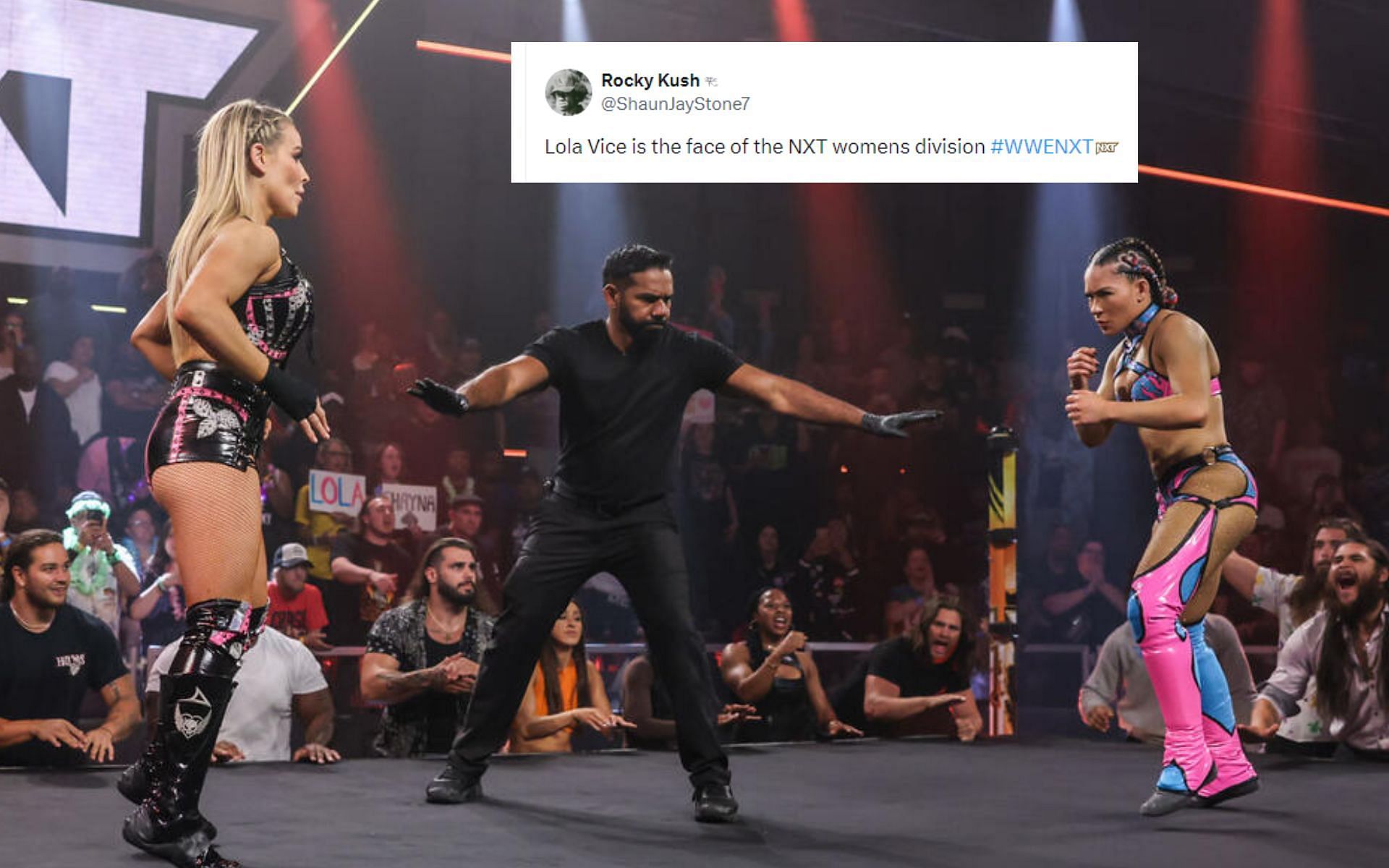 Ex-Bellator star Valerie Loureda AKA Lola Vice receives rave reviews from WWE fans for MMA inspired NXT Underground match [Image courtesy: wwe.com]