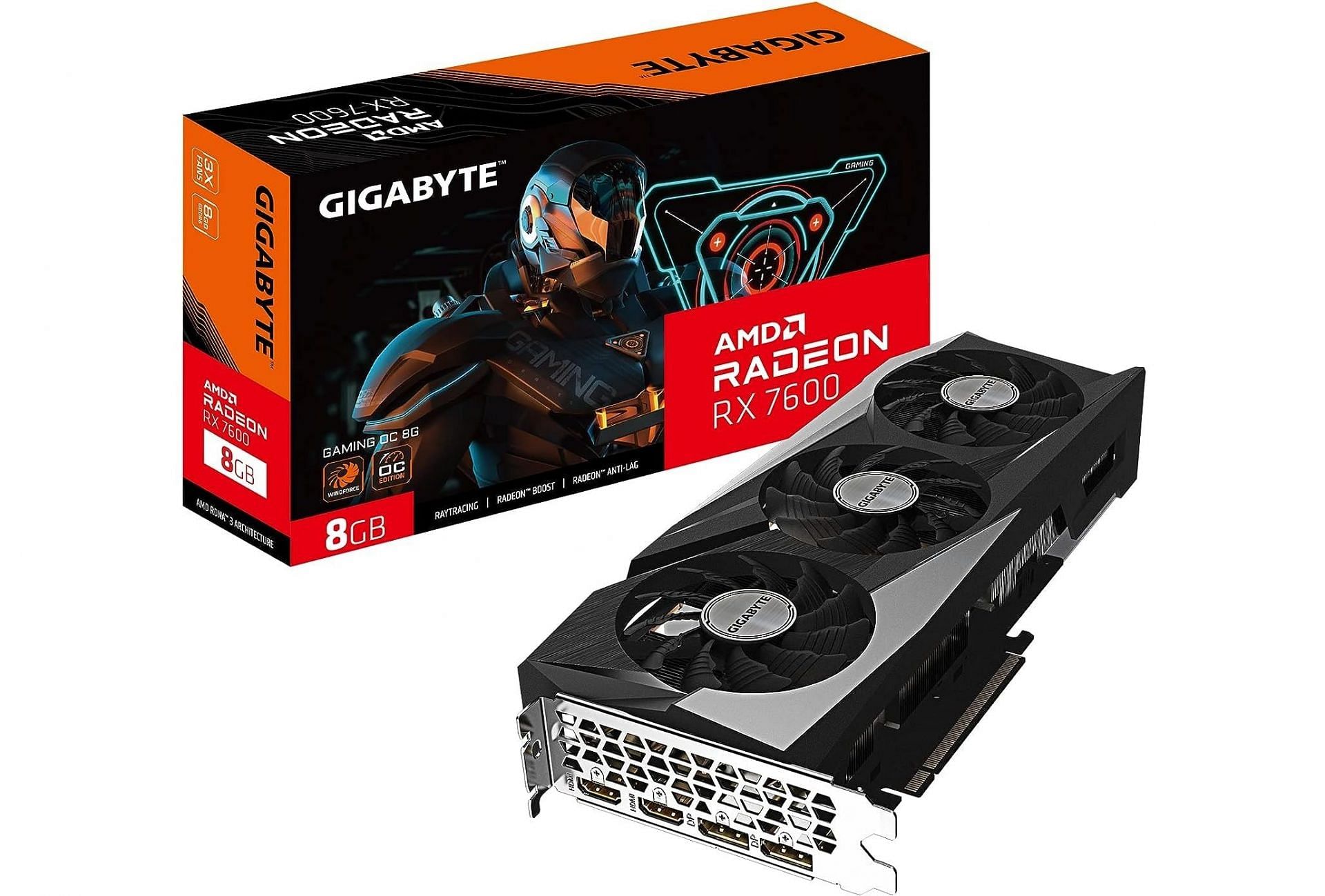 Gigabyte Radeon RX 7600 (Image via Gigabyte)