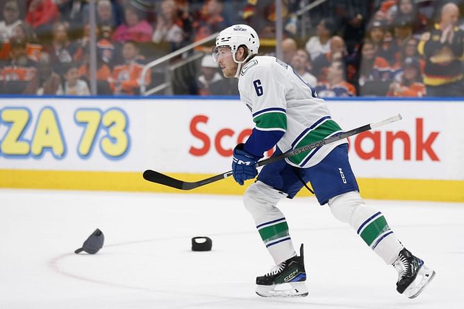 Sports injury expert speculates Brock Boeser's season is over after reported blood clot issue