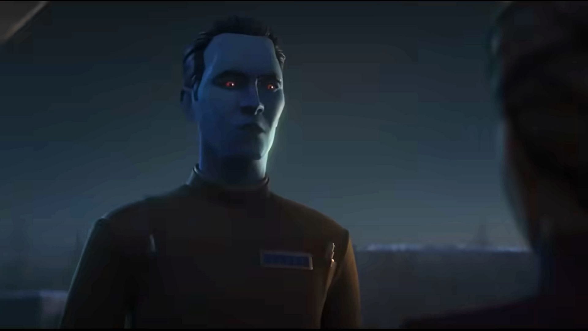 Mikkelsen is back to play Thrawn again (Image via Disney+)