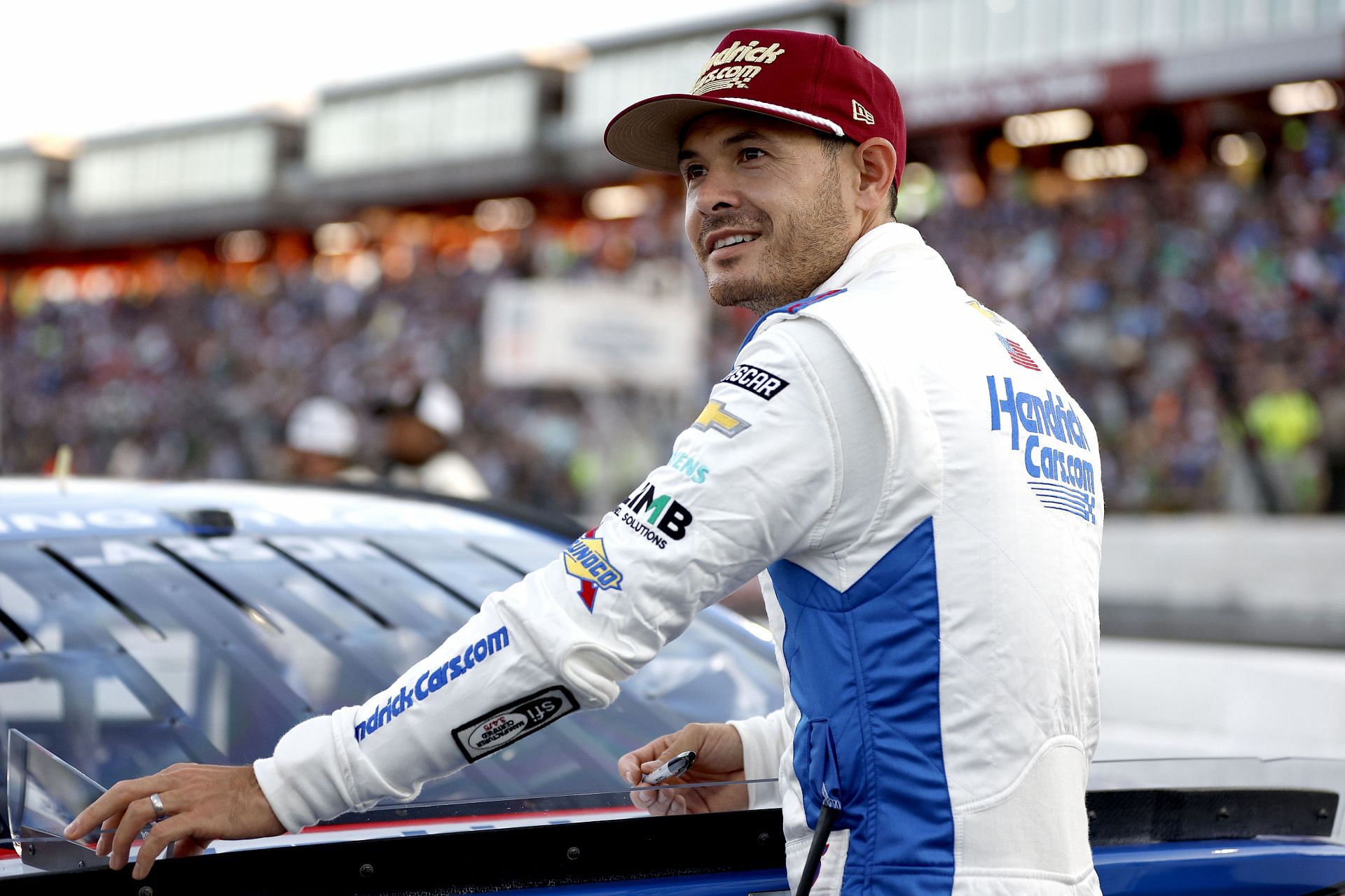 Kyle Larson at the NASCAR All-Star race 