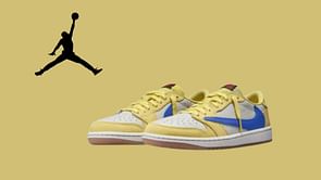 Travis Scott x Nike women's Air Jordan 1 Low OG "Canary" sneakers launches soon: Detailed look, and more explored