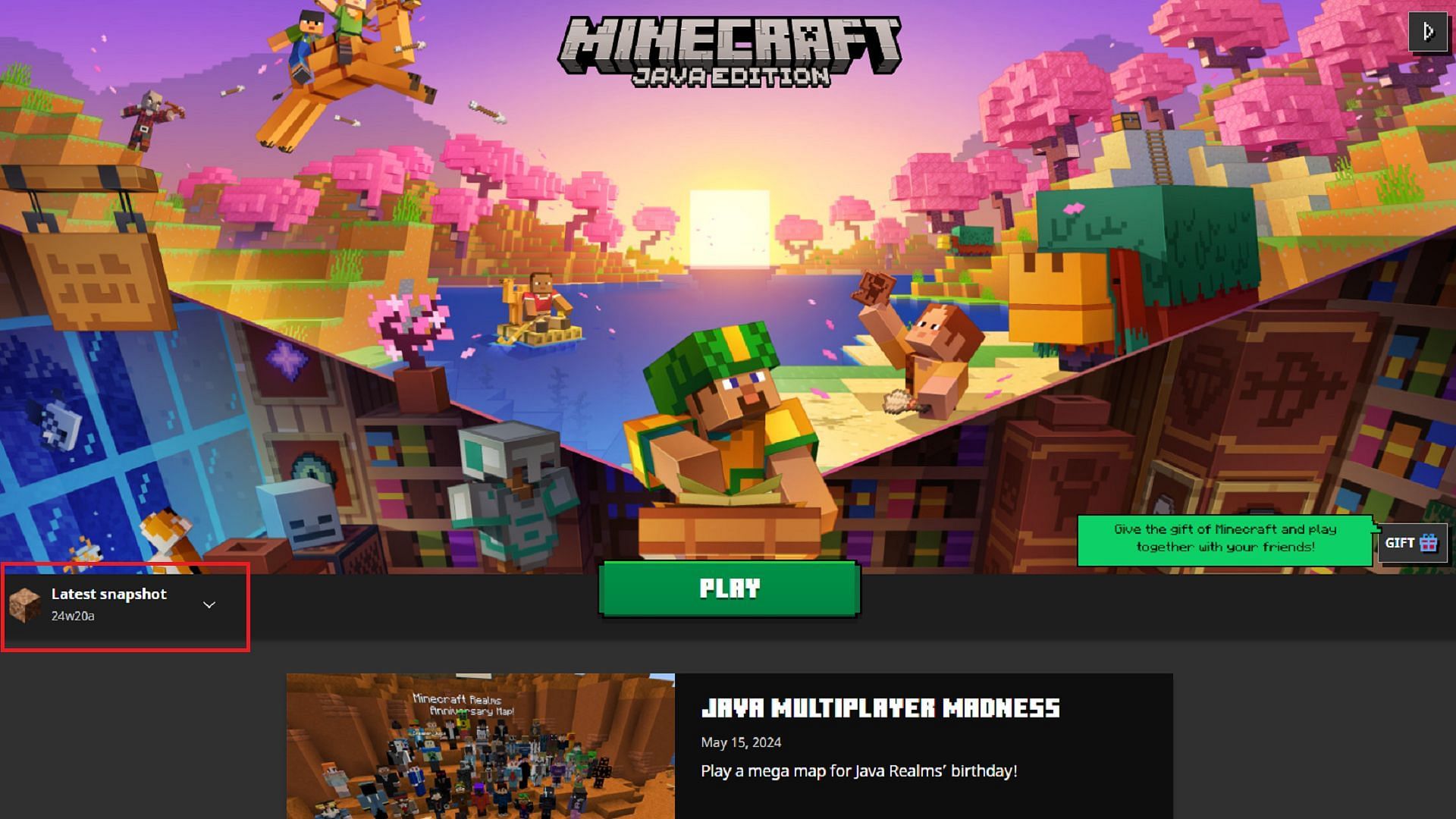 Minecraft snapshots and previews can let players try out 1.21 features early (Image via Mojang)