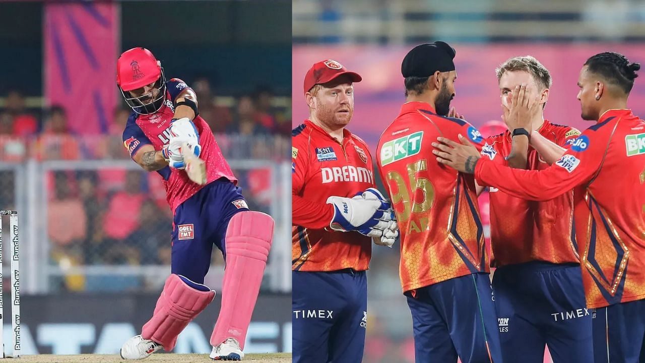 रियान पराग ने पंजाब किंग्स के गेंदबाजों का अच्छी तरह सामना किया (Photos: BCCI)