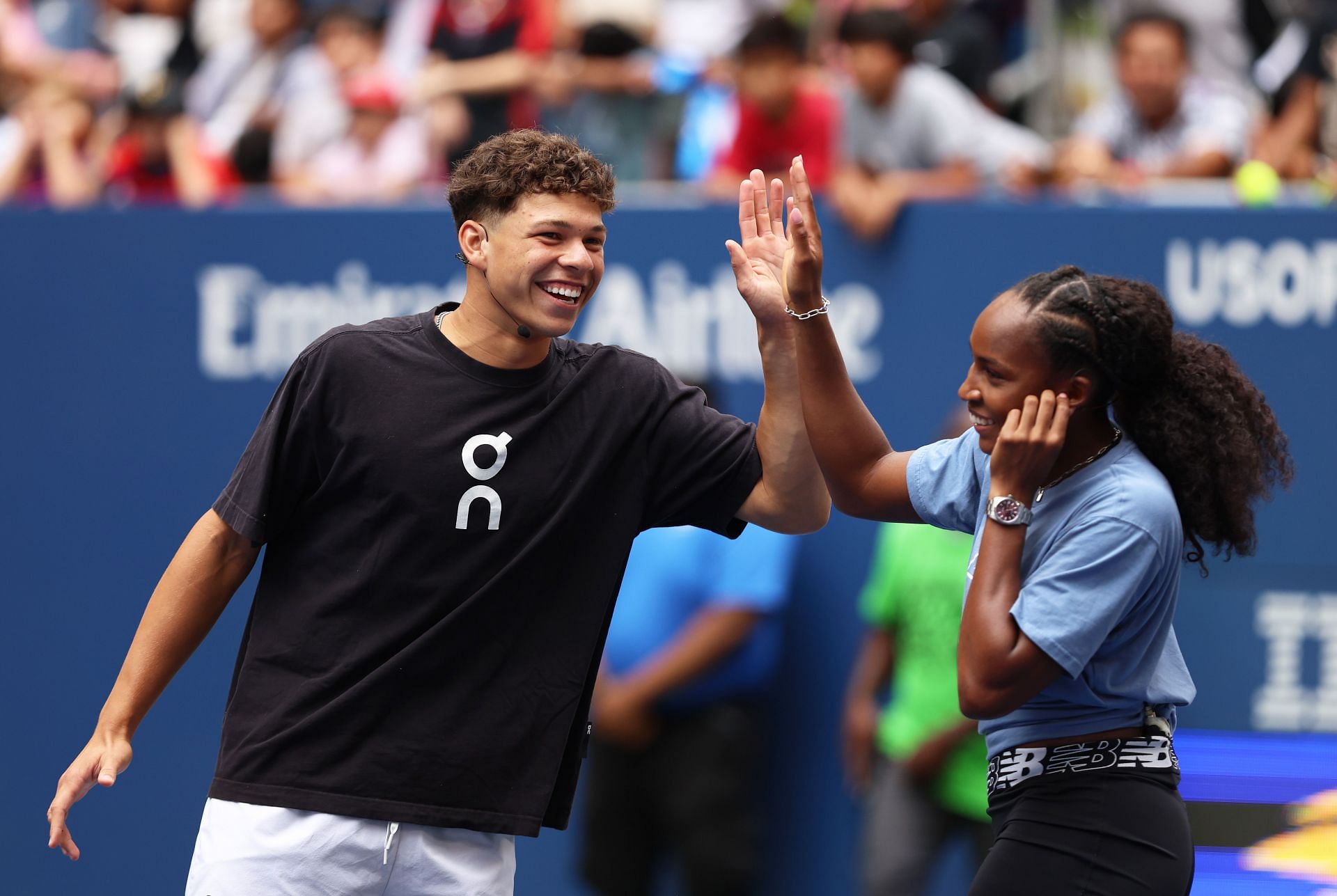 Coco Gauff and Ben Shelton at Arthur Ashe Kids&#039; Day