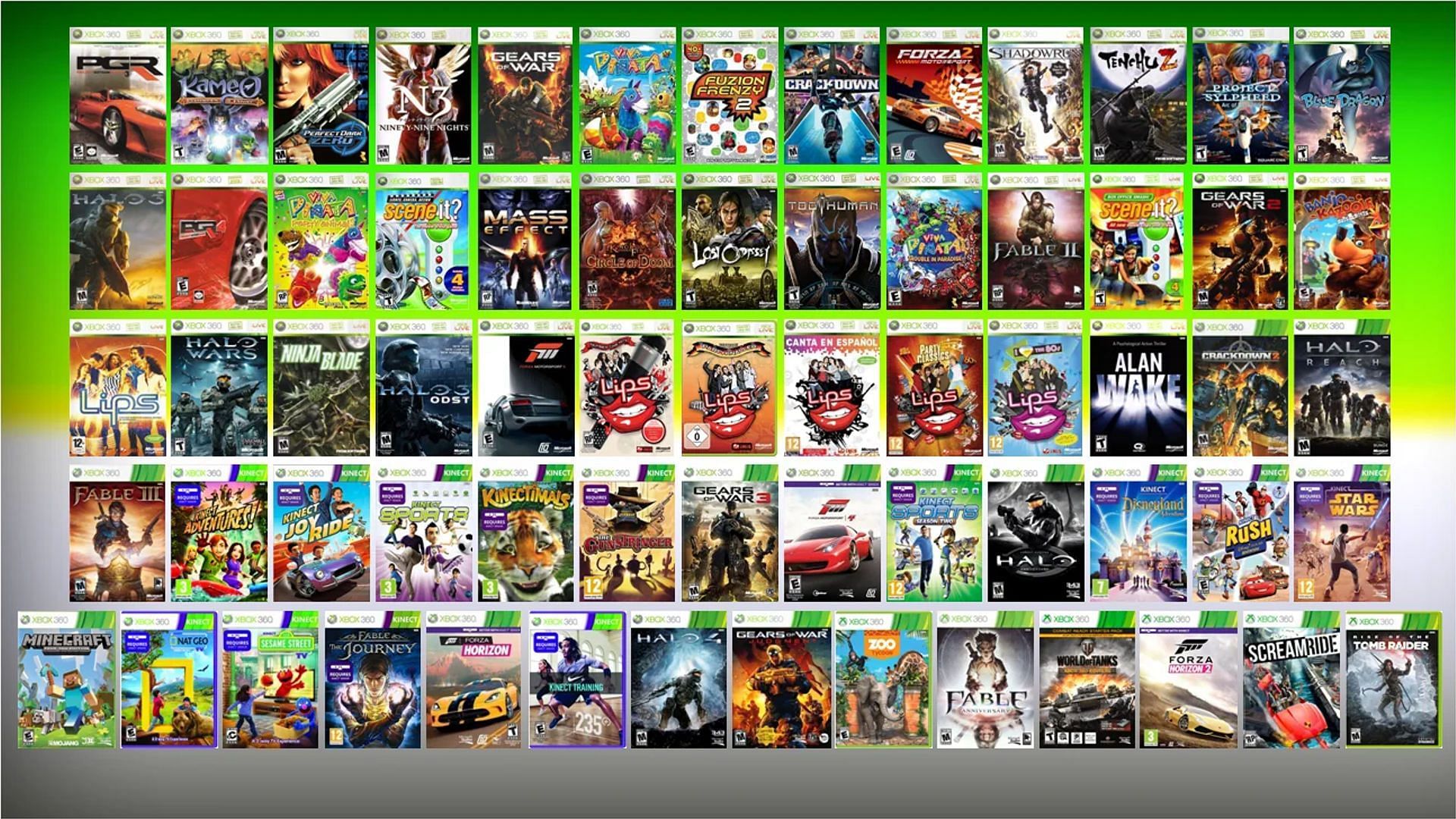 Xbox 360 video game images
