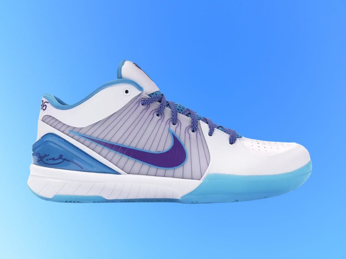 The Nike Kobe 4 Protro &quot;Draft Day Hornets&quot; (Image via StockX)