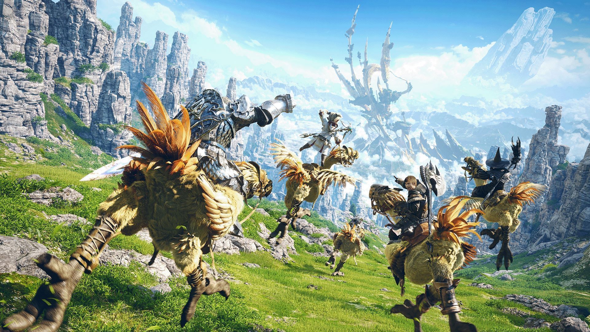 Final Fantasy 14 offers a riveting setting and gameplay loop (Image via Square Enix)