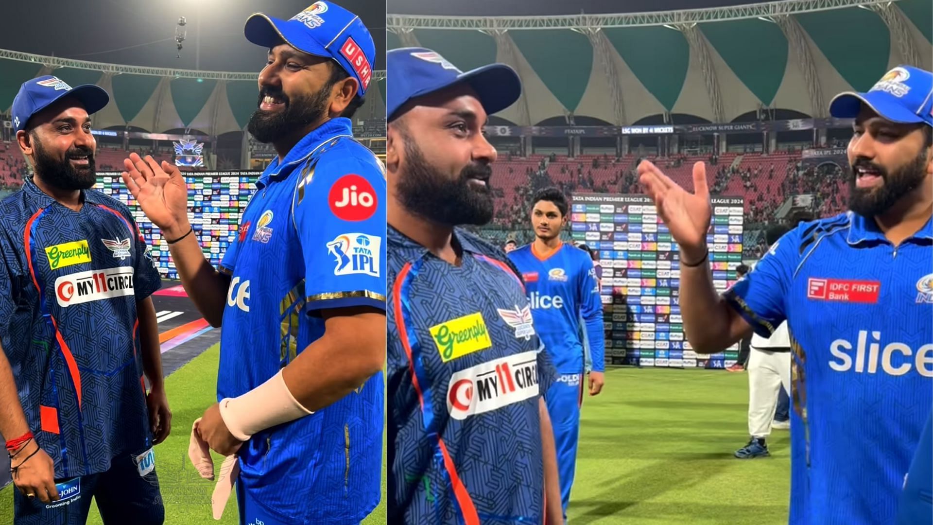 Snippets from a hilarious banter between Rohit Sharma and Amit Mishra