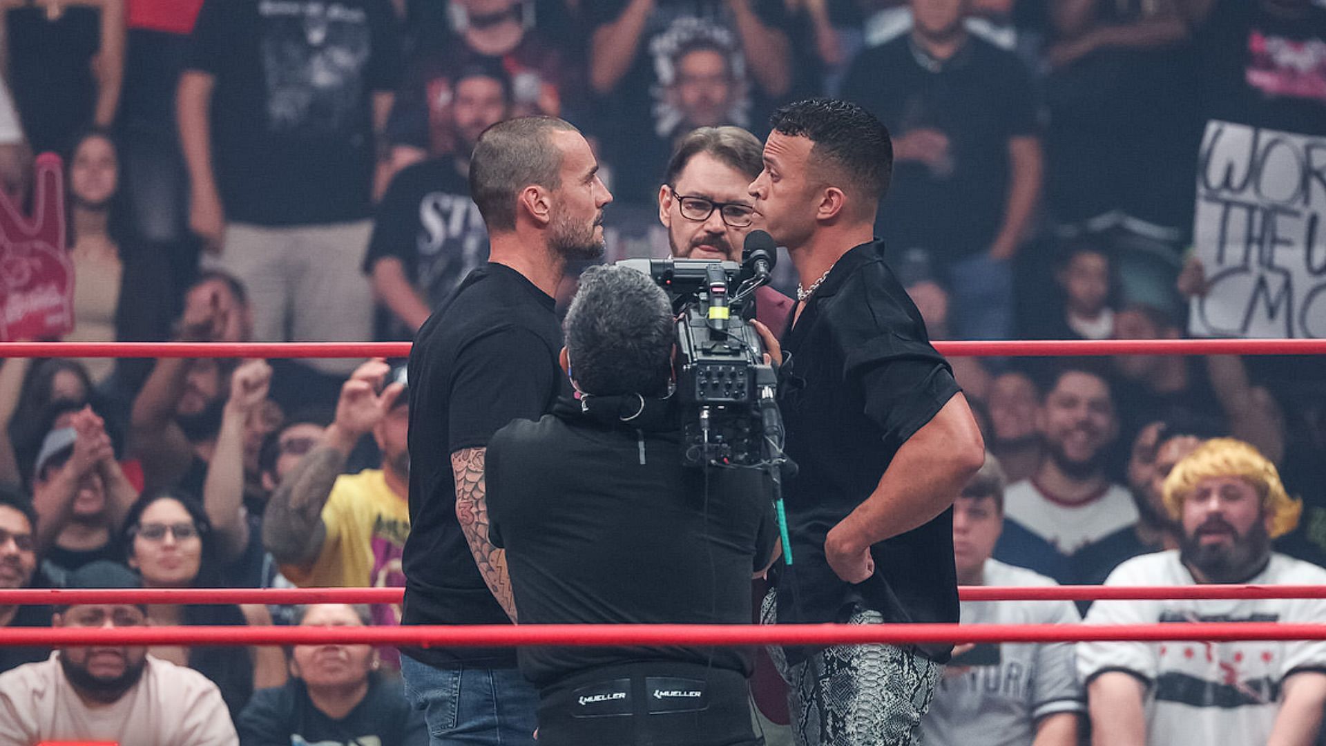 CM Punk and Ricky Starks were in a feud last year [Photo courtesy of AEW