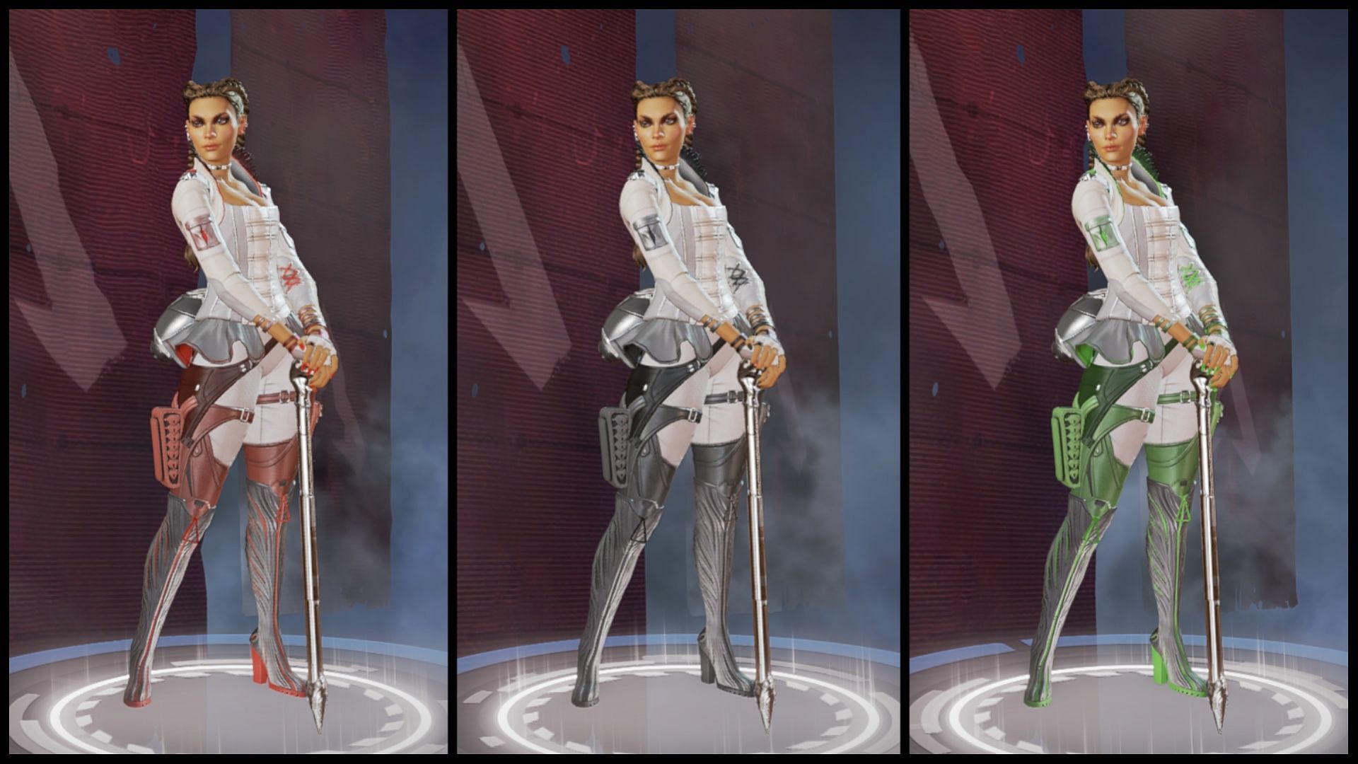 Common Loba skins in Apex Legends (Image via Electronic Arts)