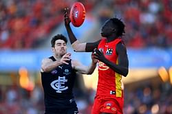 "We hope it's not too serious, but we're not too sure" - Gold Coast Suns left sweating over defender’s fitness after collision in Geelong Cats defeat