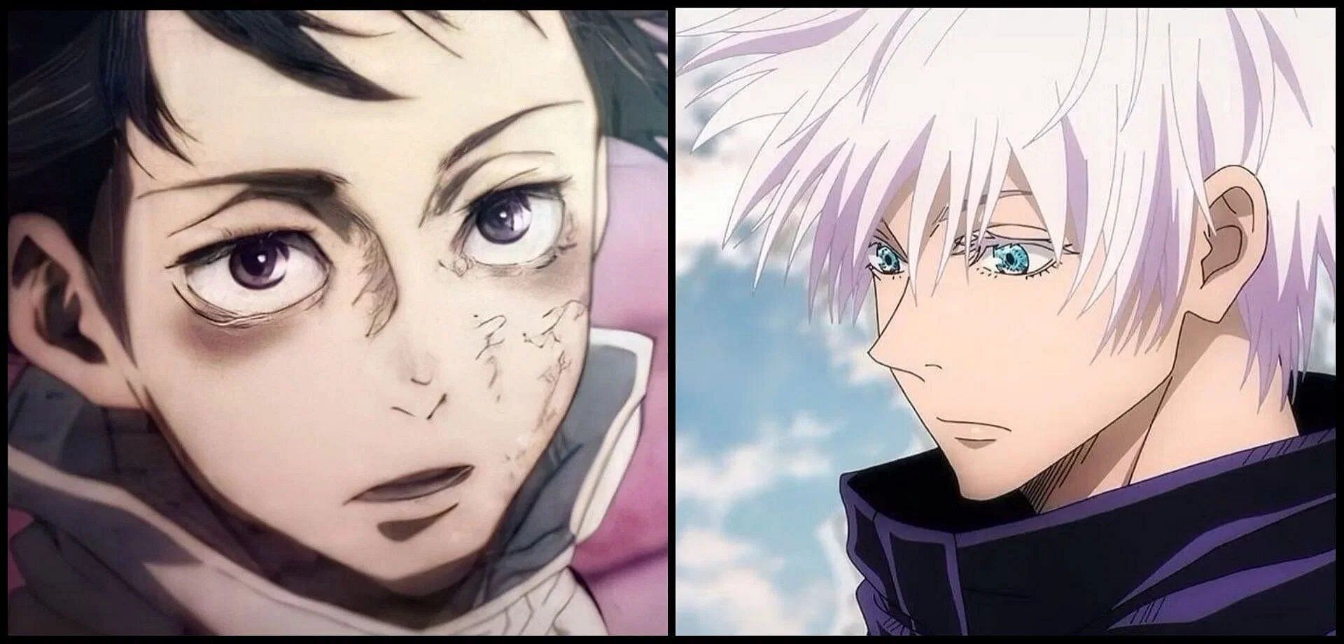 Yuta and Gojo in the anime (Image via MAPPA).